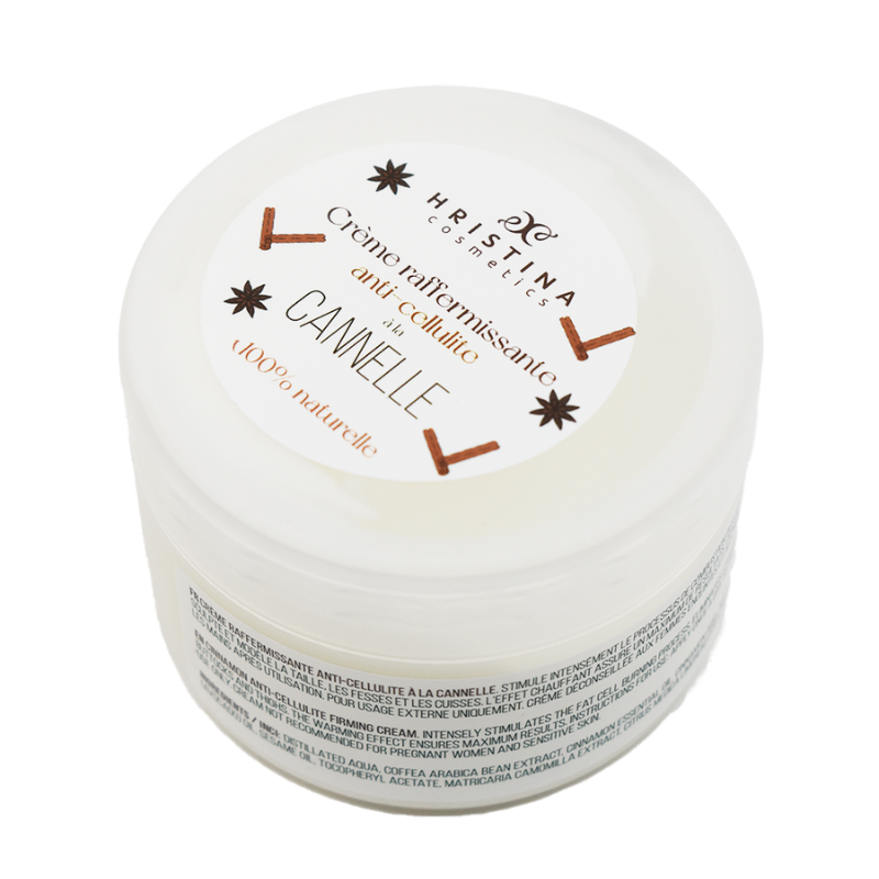 Crème anti-cellulite 100% naturelle raffermissante à la cannelle