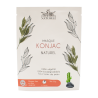 Un masque au konjac 100% naturel à l'extrait de charbon de bambou.