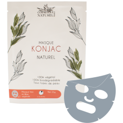 Masque Konjac - Charbon de bambou