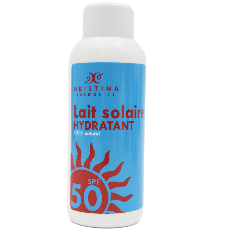 Un lait solaire SPF50 100% naturel. Hydratant et protecteur.