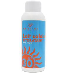 Un lait solaire SPF30 100% naturel. Hydratant et protecteur.