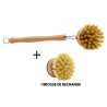 Brosse vaisselle + brosse de rechange