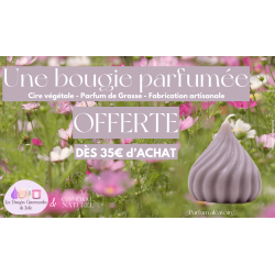 Bougie parfumée artisanale - Cadeau