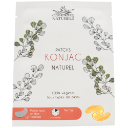 Patchs contours des yeux au Konjac - Curcuma